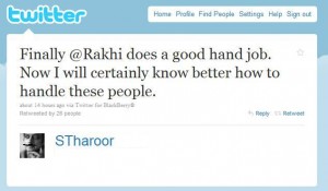 Tharoor Rakhi Twitter